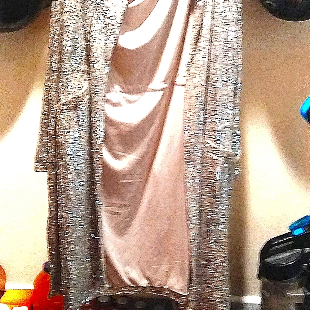 Silver sequin jacket